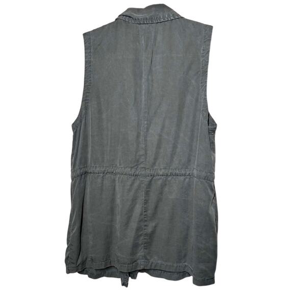 AMERICAN EAGLE GREEN GORPCORE ZIP SAFARI VEST SIZE MED LIGHTWEIGHT SUPER SOFT - Picture 3 of 6